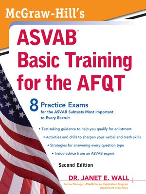 cover image of McGraw-Hill's ASVAB Basic Training for the AFQT